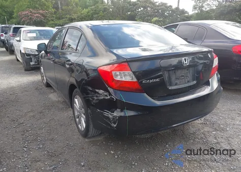 2012 Honda Civic Ex from USA, damaged, VIN 2HGFB2F89CH524892